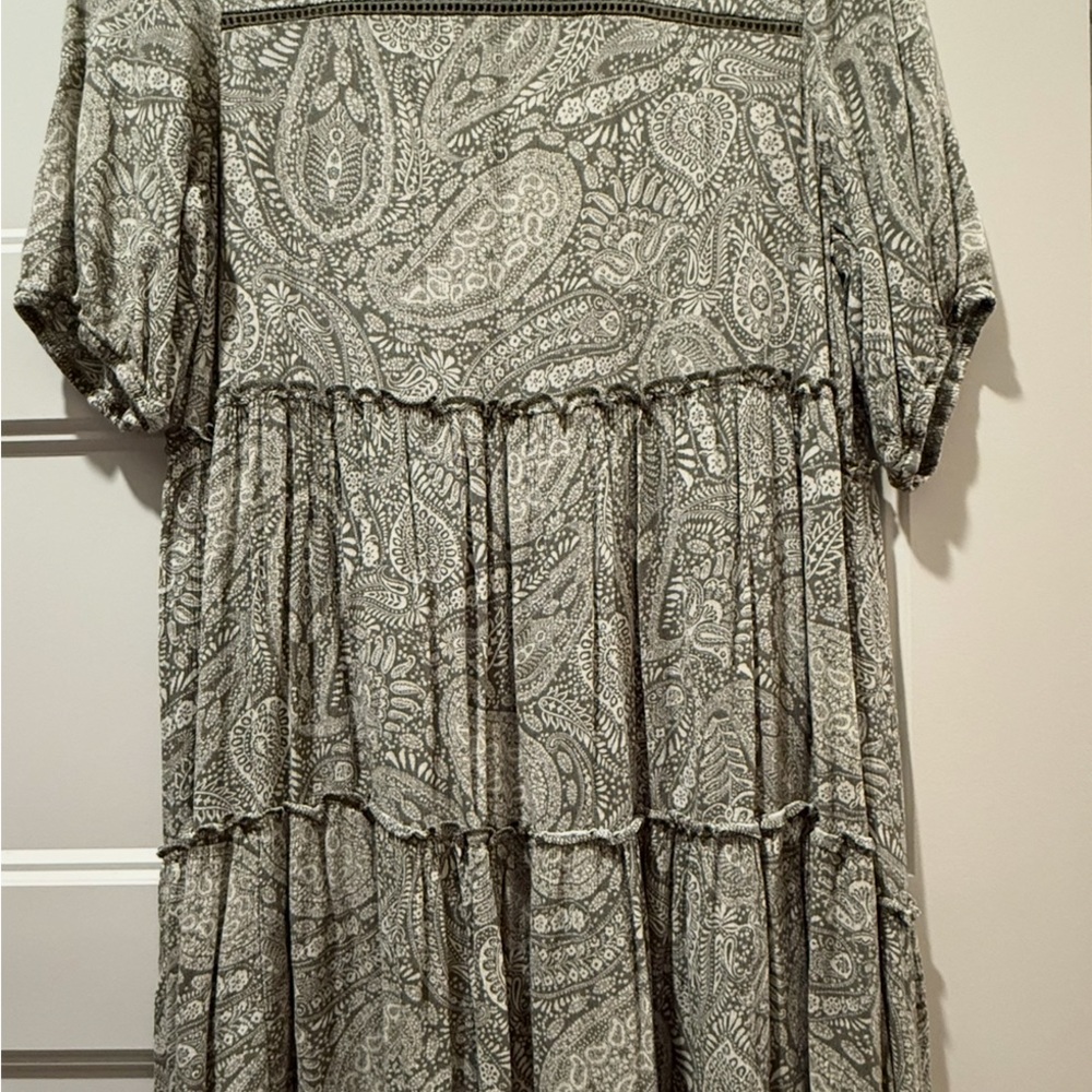 Knox Rose Green Paisley Dress